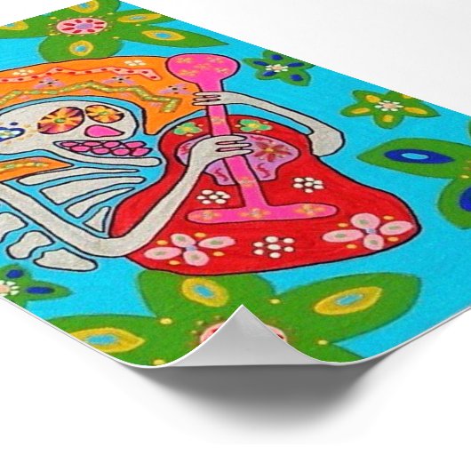 Poster Mariachi Serenade Skeleton (Coin)