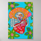Poster Mariachi Serenade Skeleton (Devant)