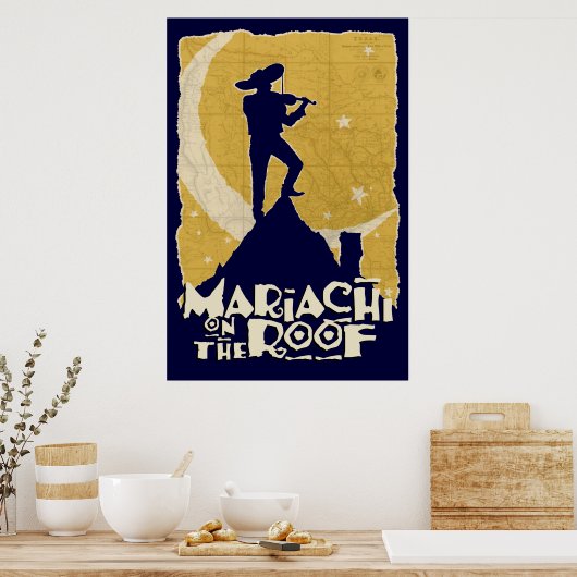 Poster Mariachi sur le toit (Cuisine)