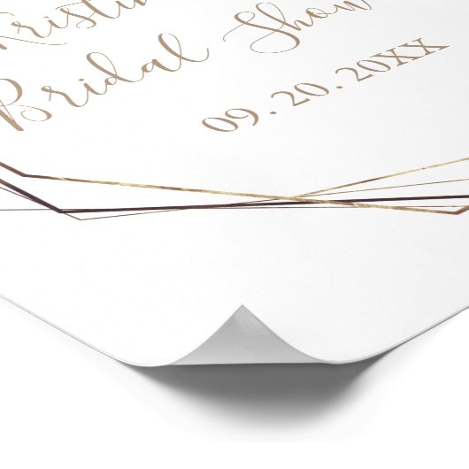 Poster Mariage à l'aquarelle à l'eucalyptus moderne écrit (Coin)