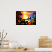 Poster Mariage à Malaga Cove (Cuisine)