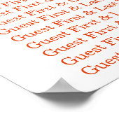 Poster Mariage à thème Tournesol rustique (Coin)