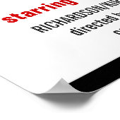 Poster Mariage à Vegas - Modèle photo d'affiche de cinéma (Coin)