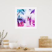 Poster Mariage afro-américain (Cuisine)
