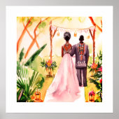 Poster Mariage afro-américain (Devant)