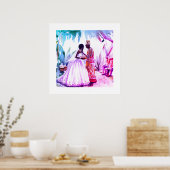 Poster Mariage afro-américain (Cuisine)