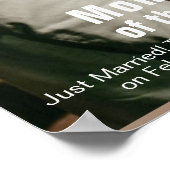 Poster Mariage Ajouter Photo Fun Magazine Couverture (Coin)