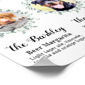 Poster Mariage Animaux de compagnie Signature Boissons Pe (Coin)