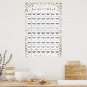 Poster Mariage / Anniversaire Photo Collage Modèle (Cuisine)