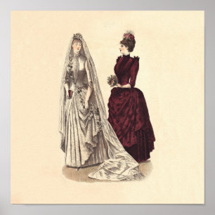 Poster Mariage Antique