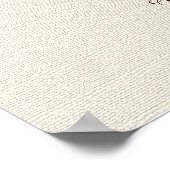 Poster Mariage Apache Bénédiction 20x28 Faux Rustique Tex (Coin)
