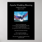 Poster Mariage Apache Bénédiction Aigle 3 (Devant)