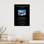 Poster Mariage Apache Bénédiction Aigle 3 (Cuisine)