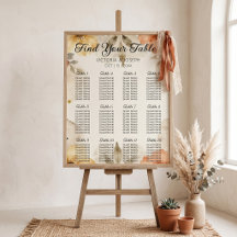 Mariage aquarelle florale terracotta Bohème d'auto