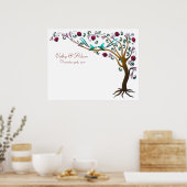 Poster mariage Arbre de vie -7 grenades (Cuisine)