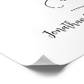 Poster Mariage Aucun Siège Assigné N'Est Assis N'Importe  (Coin)