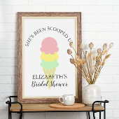 Poster Mariage avec dégustation de glace