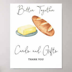 Poster Mariage Beurre Ensemble - Cartes et Cadeaux