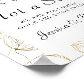 Poster Mariage Bienvenue Choisir un siège pas un côté aff (Coin)