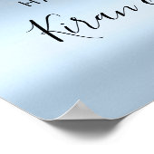 Poster Mariage Bridal Welcome Dress Drivers Grey Event (Coin)