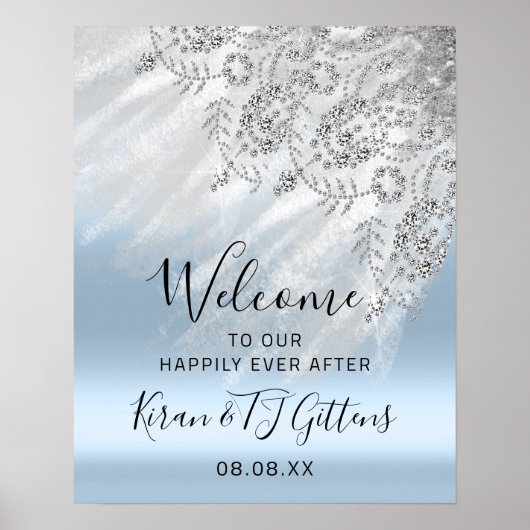 Poster Mariage Bridal Welcome Dress Drivers Grey Event (Devant)
