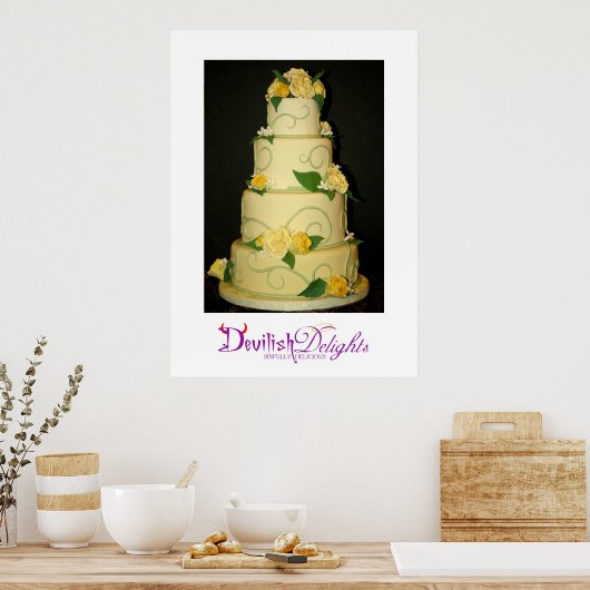 Poster mariage Cake (Cuisine)