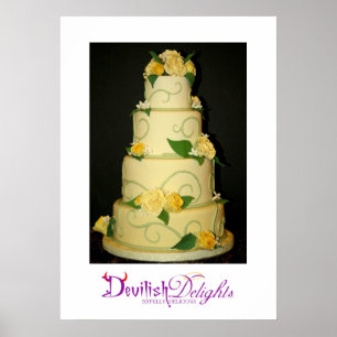 Poster mariage Cake