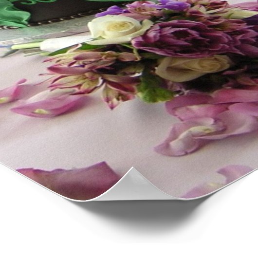 Poster Mariage Cake-Print. (Coin)