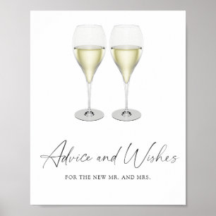 Poster Mariage Champagne - conseils et vœux