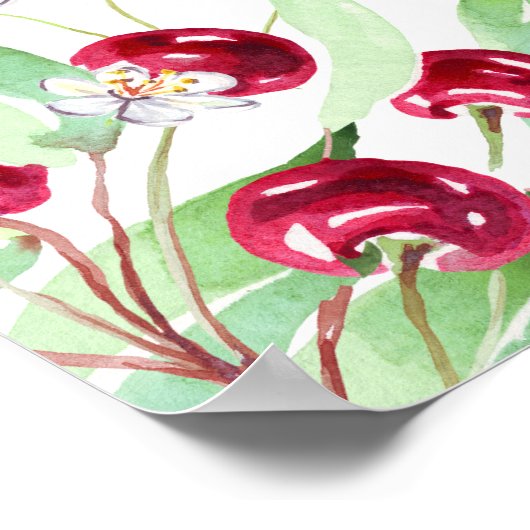 Poster Mariage Cherry Much (Coin)