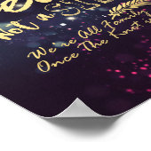 Poster Mariage Choisir Un Siège Pas Un Côté Floral Chaîne (Coin)