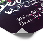 Poster Mariage Choisis un siège et non un camp Guirlande  (Coin)