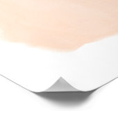 Poster Mariage Citron Vert Orange Végétal Fleurs de Bienv (Coin)