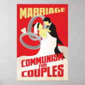 Poster Mariage : communisme pour les couples (Devant)