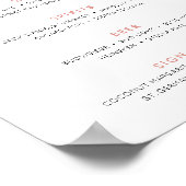 Poster Mariage Conte de Fée Moderne Panneau de Menu de Ba (Coin)