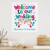 Poster Mariage contemporain (Cuisine)