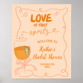 Poster Mariage coup de foudre au Spritz (Devant)