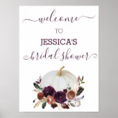 Poster Mariage coup de foudre citrouille  (Devant)