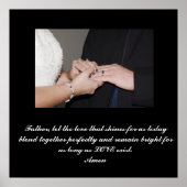 Poster Mariage customisé (Devant)