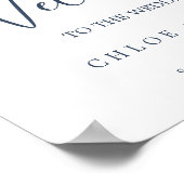 Poster Mariage d'accueil de la brise tropicale (Coin)