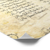 Poster Mariage d'arbre à fleurs lunaires (Coin)