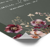 Poster Mariage d'arc d'automne (Coin)