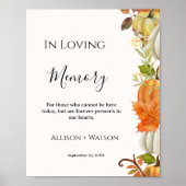 Poster Mariage de automne dans Love, panneau mariage de l (Devant)