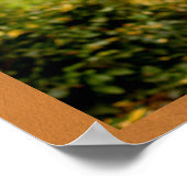 Poster Mariage de automne photo Rustic Gold Fiançailles B (Coin)