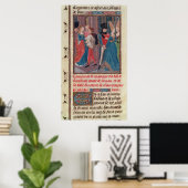 Poster Mariage de Baldwin VI et Marie (Bureau à domicile)