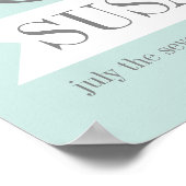 Poster Mariage de ballon à vélo - CHOISISSEZ VOTRE (Coin)