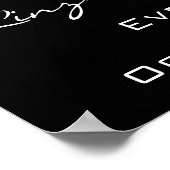 Poster Mariage de bienvenue Ballons d'or rose (Coin)