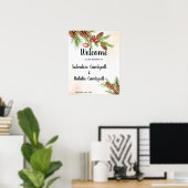 Poster Mariage de bienvenue de Noël (Bureau à domicile)