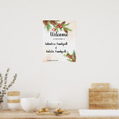 Poster Mariage de bienvenue de Noël (Cuisine)