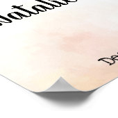 Poster Mariage de bienvenue de Noël (Coin)